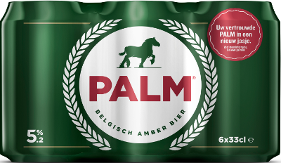 Palm set van 6 blikjes á 0,33 liter